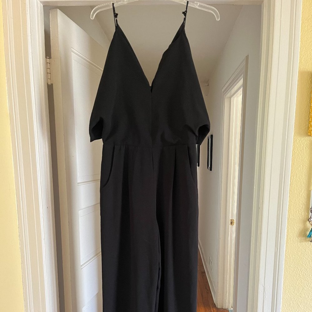 Adelyn Rae Black Jumpsuit size small